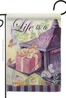 Life Is A Gift Garden Flag