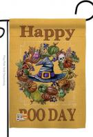 Happy Boo Day Garden Flag