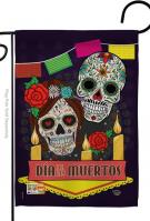 Dia De Los Muertos Decorative Garden Flag