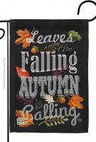Autumn Is Calling Fall Garden Flag