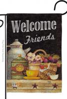 Welcome Country Berries Garden Flag