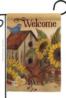 Sweet Home Sunflowers Garden Flag