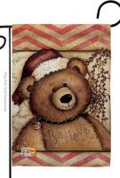 Winter Joy Teddy Garden Flag