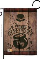 St. Patrick\'s Day Pot Of Gold Garden Flag