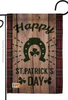 Lucky St. Patrick\'s Day Garden Flag