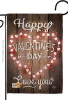 Happy Valentine\'s Day Decorative Garden Flag