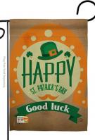 Good Luck St. Patrick\'s Day Decorative Garden Flag