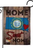 State South Dakota Home Sweet Garden Flag