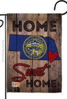 State Nebraska Home Sweet Garden Flag