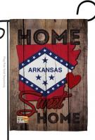 State Arkansas Home Sweet Garden Flag