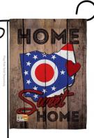 State Ohio Home Sweet Garden Flag