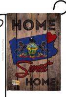 State Pennsylvania Home Sweet Garden Flag