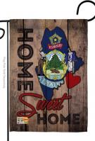 State Maine Home Sweet Garden Flag