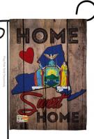 State New York Home Sweet Garden Flag