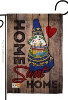 State New Hampshire Home Sweet Garden Flag