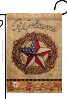 Welcome American Pride Reef Garden Flag