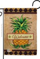 Welcome Pineapple Decorative Garden Flag