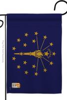 Indiana Decorative Garden Flag
