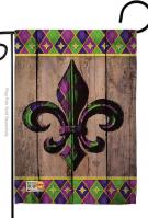 Fleur De Lys Decorative Garden Flag