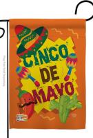 Cinco de Mayo Decorative Garden Flag