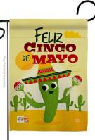 Feliz Cinco de Mayo Garden Flag