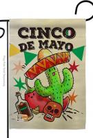 El Cinco de Mayo Garden Flag