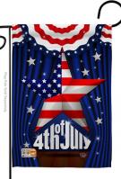 Stars 4th Of July Decorative Garden Flag