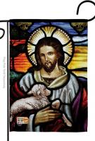 Jesus Is The Good Shepherd Garden Flag