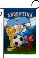 Argentina Soccer Garden Flag