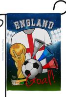 England Soccer Garden Flag