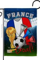 France Soccer Garden Flag