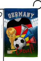 Germany Soccer Garden Flag