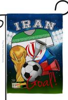 Iran Soccer Garden Flag