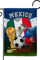 Mexico Soccer Garden Flag