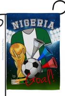 Nigeria Soccer Garden Flag