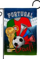 Portugal Soccer Garden Flag