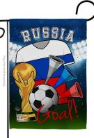 Russia Soccer Garden Flag