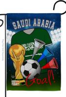 Saudi Arabia Soccer Garden Flag