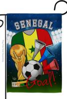 Senegal Soccer Garden Flag