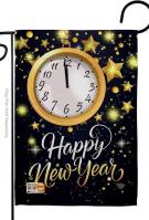 New Year Countdown Garden Flag