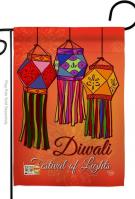 Festival Of Lights Diwali Garden Flag
