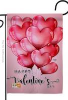 Happy Love Balloons Garden Flag