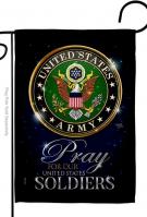 Pray United States Soldiers Garden Flag