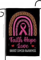 Pink Hope Garden Flag