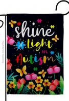 Shine A Light Garden Flag