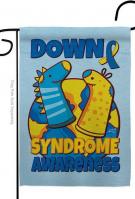 Down Syndrome Sock Garden Flag