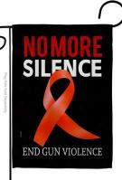 No Silence End Gun Garden Flag