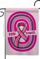 Pink Power Garden Flag