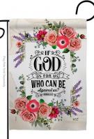 If God Is For Us Garden Flag