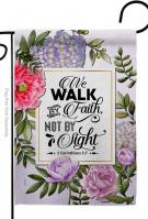 Walk By Faith Garden Flag